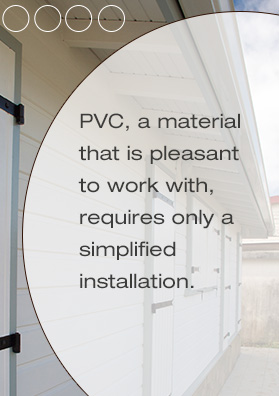 PVC paneling for ceilings, a material pleasant to work with, requires only a simplified implementation - Cabex, Martinique, Guadeloupe, Guyane